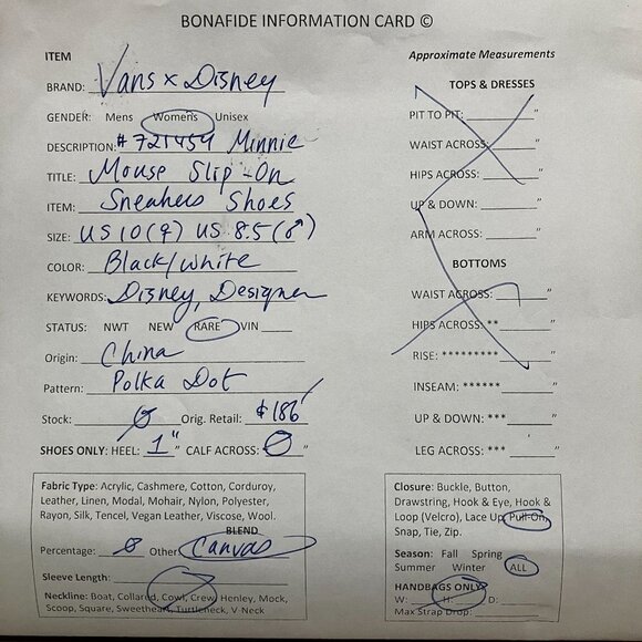 Vans Black and White Polka Dot Sneakers - Picture 7 of 7